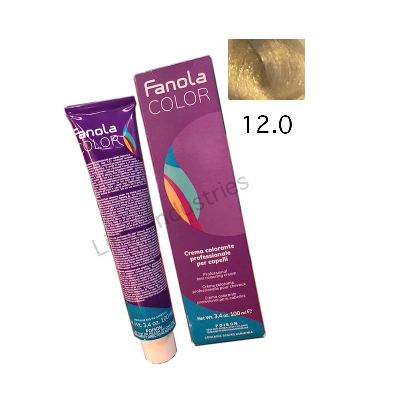 IMG_7521 FANOLA TINTE DE PELO PROFESSIONAL 100ML (12.0) - Imagen 1