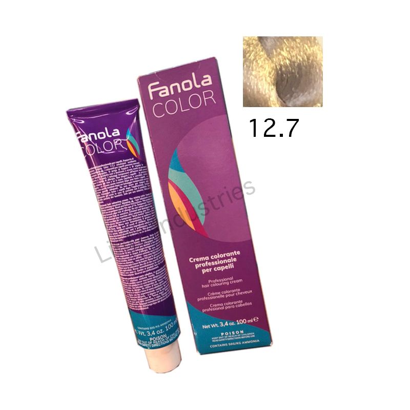 IMG_7531 FANOLA TINTE DE PELO PROFESSIONAL 100ML (12.7) - Imagen 1