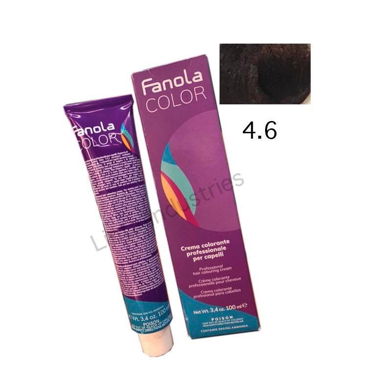 IMG_7535 FANOLA TINTE DE PELO PROFESSIONAL 100ML (4.6) - Imagen 1