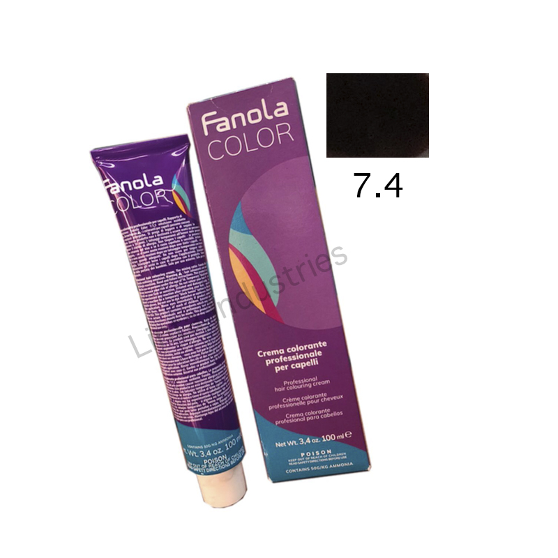 ee FANOLA TINTE DE PELO PROFESSIONAL 100ML (7.4) - Imagen 1