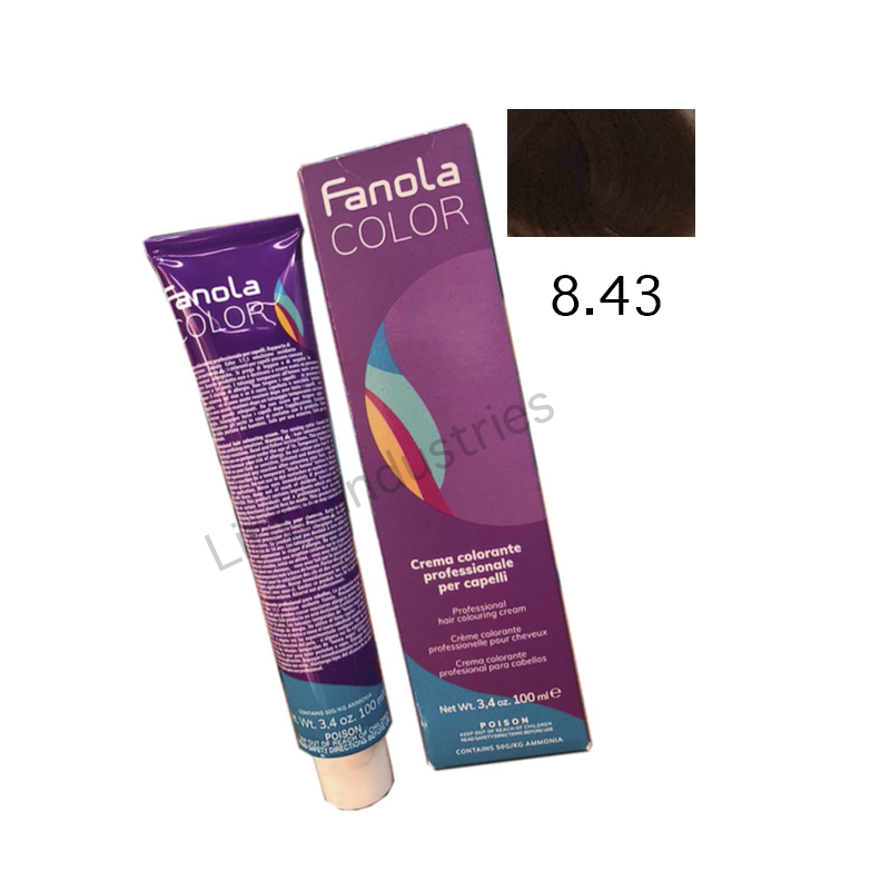 xza FANOLA TINTE DE PELO PROFESSIONAL 100ML (8.43) - Imagen 1