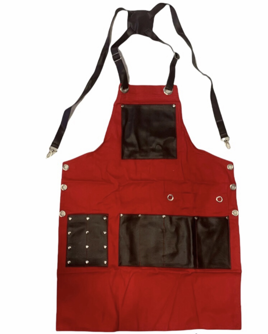 IMG_8465 Delantal de tela para Barberos y peluqueros. - Imagen 1