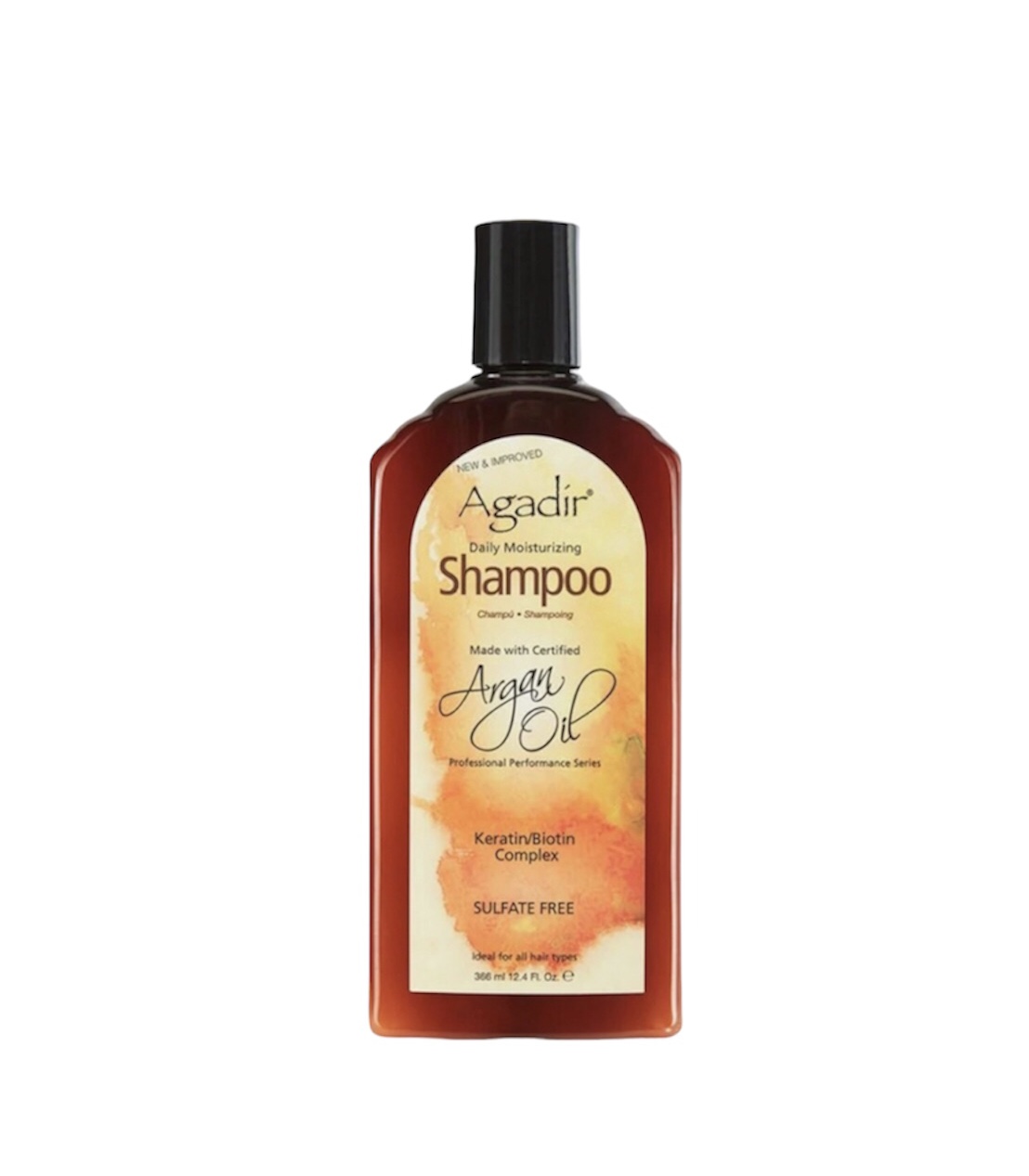 PhotoRoom_20230623_75657 AM Daily Moisturizing Shampoo 366ml AGADIR - Imagen 1