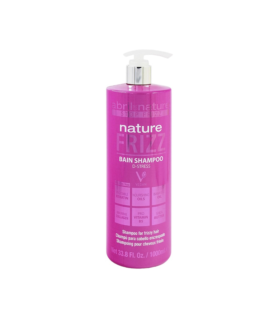 PhotoRoom_20230710_81204 PM Champú Antiencrespamiento Abril et Nature Frizz 1000 ml - Imagen 1