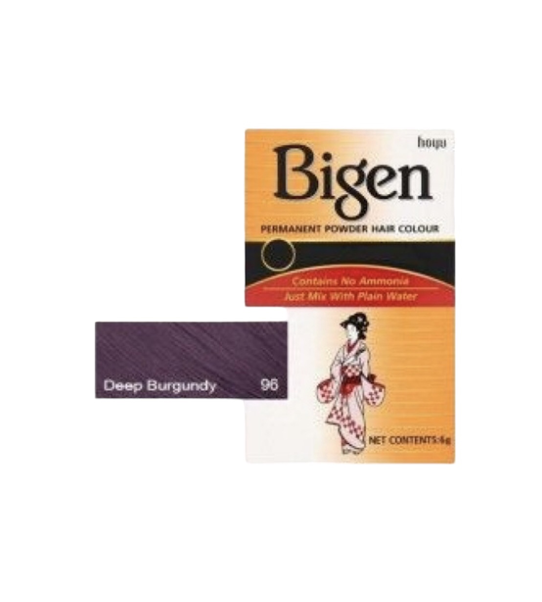 PhotoRoom_20230719_121000 PM Bigen Hair Color Burdeos Profundo no. 96 - Imagen 1