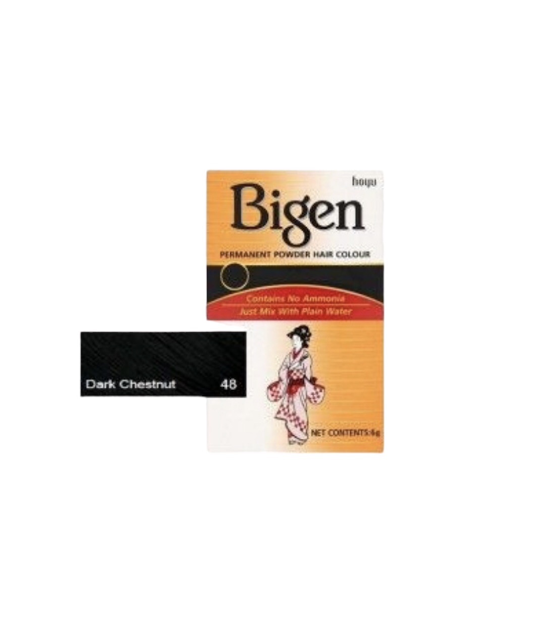 PhotoRoom_20230719_123153 AM Bigen Hair Color Castaño Oscuro no. 48 - Imagen 1