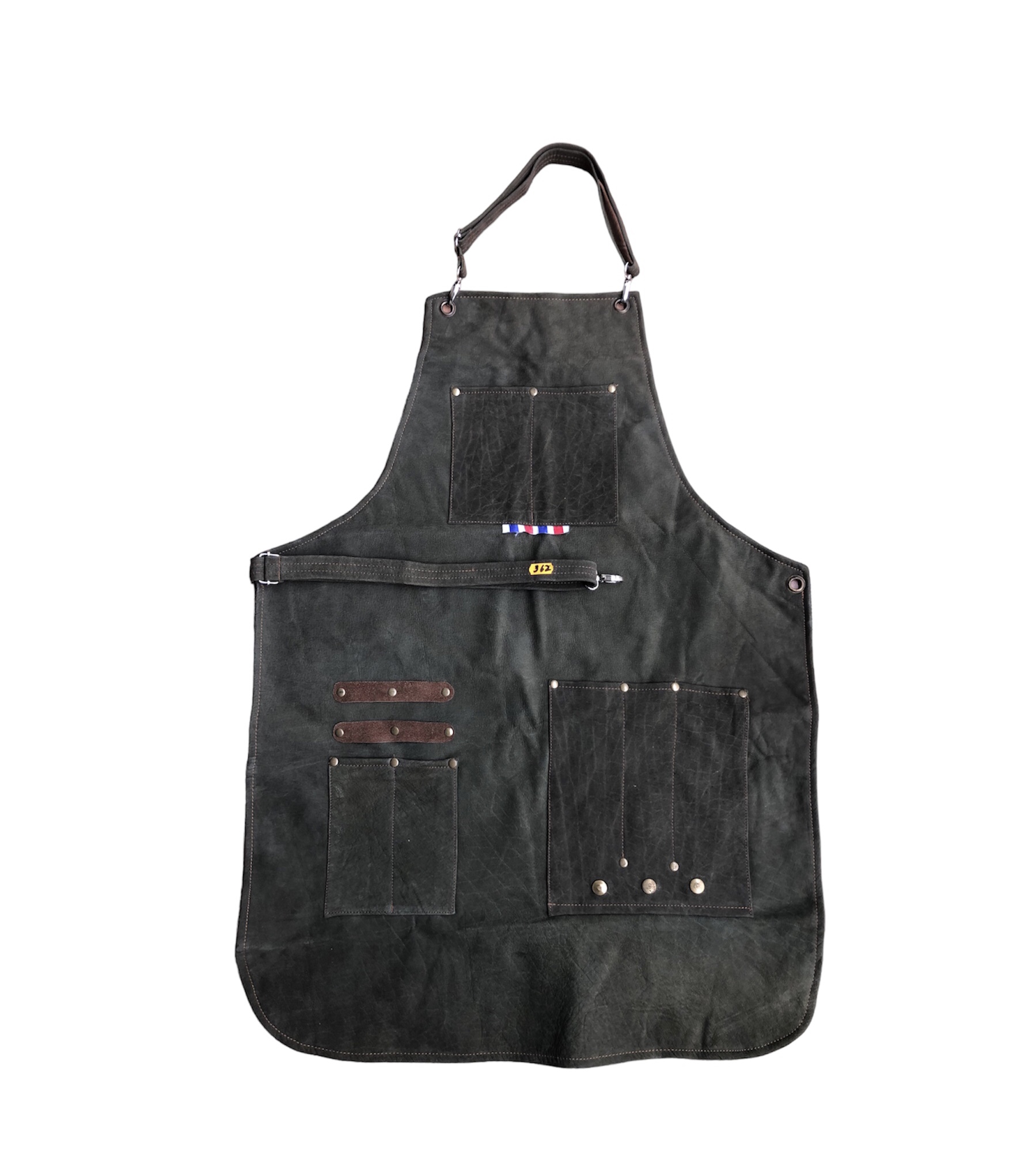 PhotoRoom_20230724_93057 PM Delantal de Cuero Sintetico Para Barberos y Peluqueros. - Imagen 1