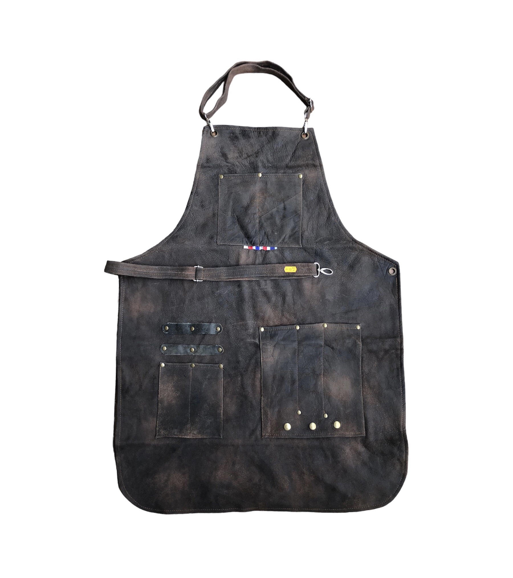 PhotoRoom_20230724_93122 PM Delantal de Cuero Sintetico Para Barberos y Peluqueros. - Imagen 1