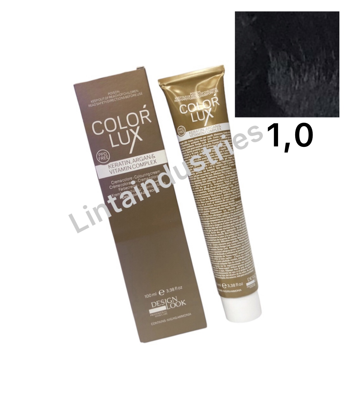 IMG_0541 TINTE COLOR LUX 100ML (1,0) - Imagen 1