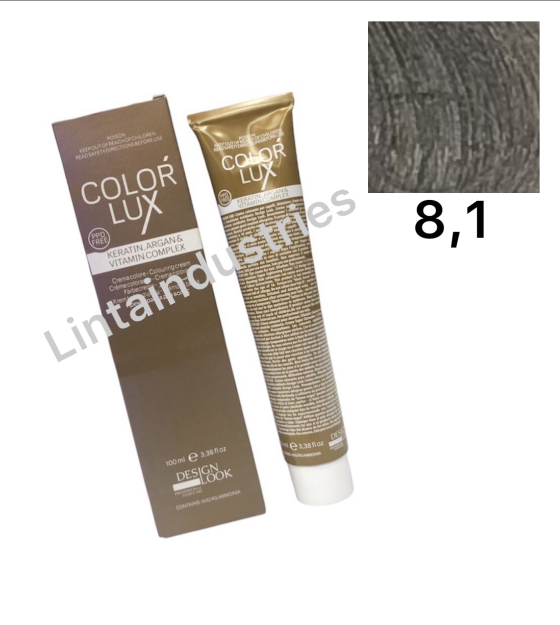 IMG_0579 TINTE COLOR LUX 100ML (8,1) - Imagen 1