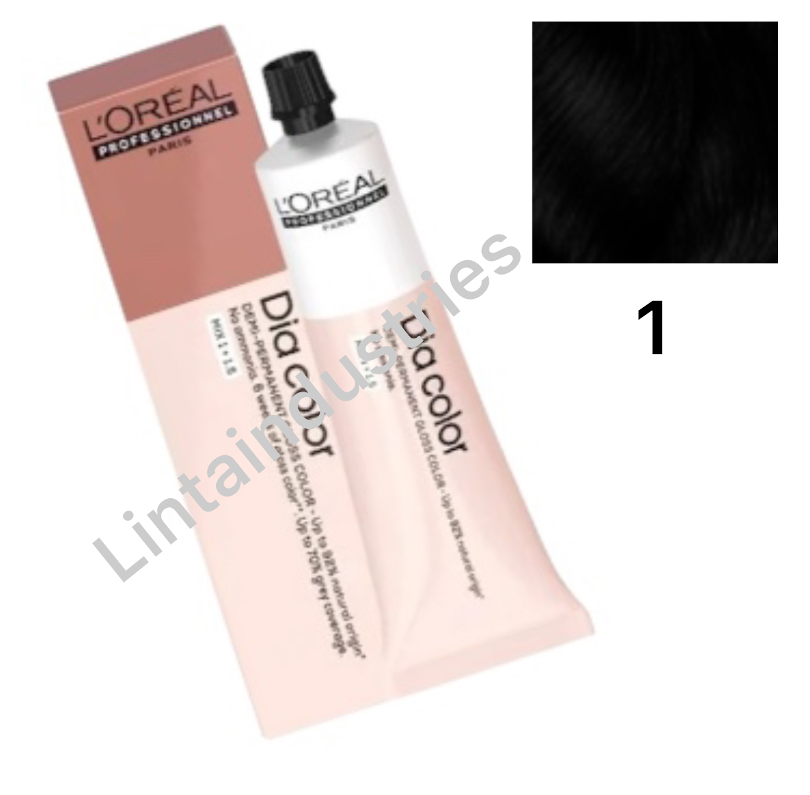 IMG_4754 L'OREAL DIA COLOR COLORACIÓN DEMIPERMANENTE 60ML 1. NEGRO - Imagen 1