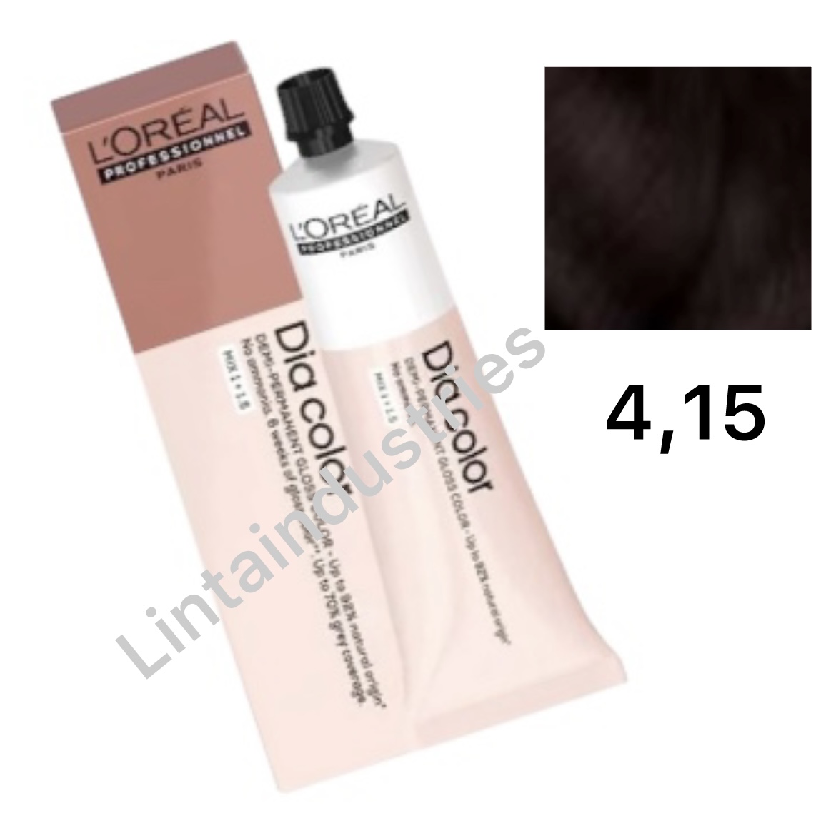 Screenshot L'OREAL DIA COLOR COLORACIÓN DEMIPERMANENTE 60ML 4.15. CASTAÑO CENIZA CAOBA - Imagen 1