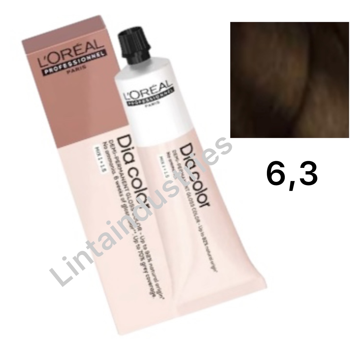 Screenshot L'OREAL DIA COLOR COLORACIÓN DEMIPERMANENTE 60ML 6.3. RUBIO OSCURO DORADO - Imagen 1