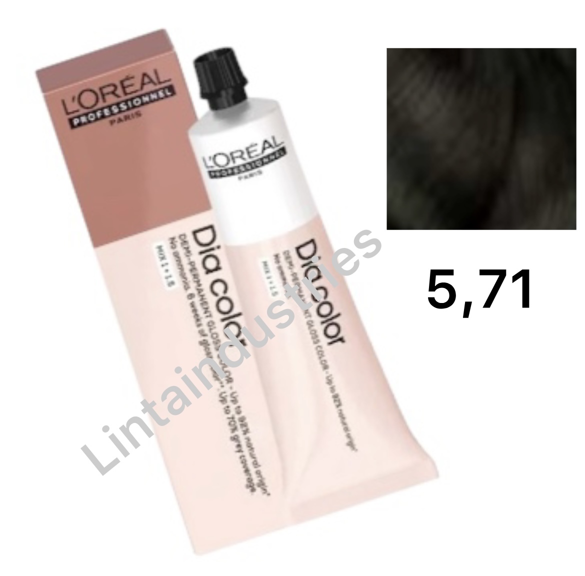 Screenshot L'OREAL DIA COLOR COLORACIÓN DEMIPERMANENTE 60ML 5.71. CASTAÑO CLARO CENIZA MATE - Imagen 1