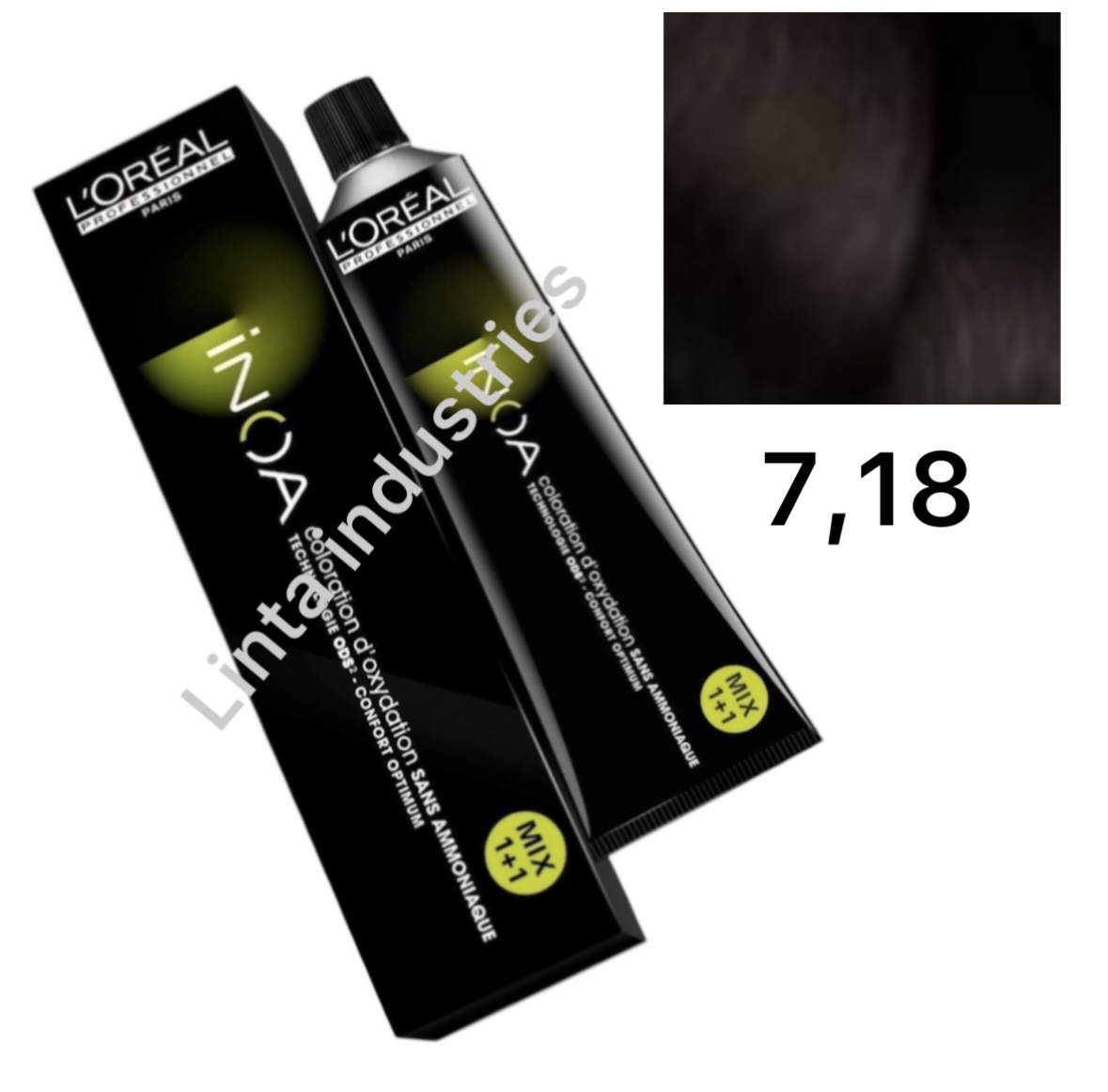 Screenshot L'ORÉAL NUEVO INOA TINTE SIN AMONÍACO RAPPEL 60GR Nº7.18 RUBIO CENIZA MOKA - Imagen 1