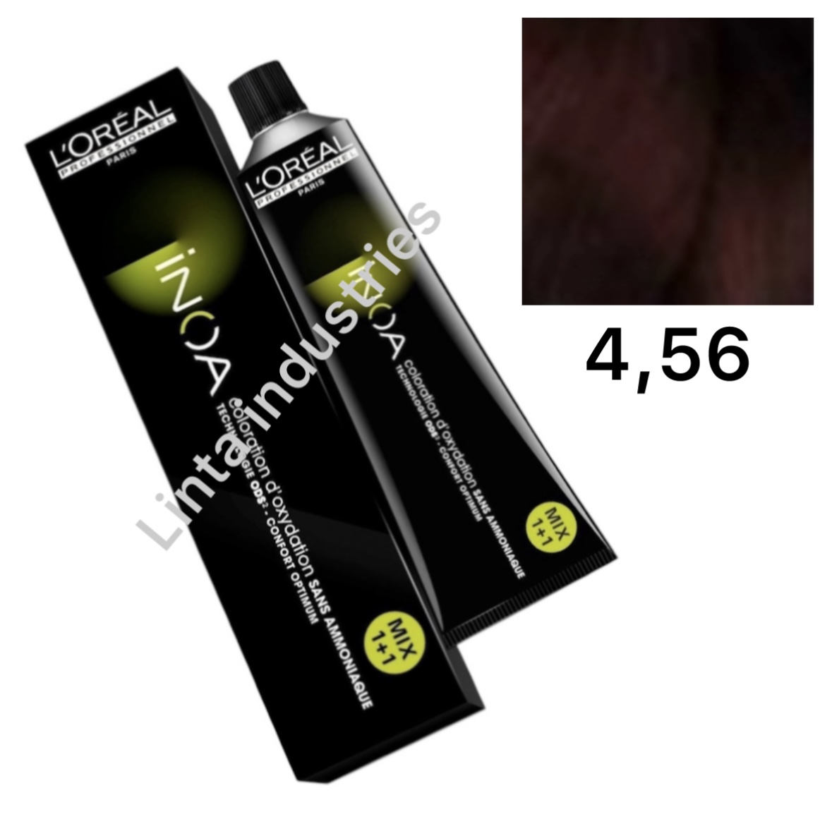 Screenshot L'ORÉAL NUEVO INOA TINTE SIN AMONÍACO RAPPEL 60GR Nº4.56 CASTAÑO CLARO ROJIZO - Imagen 1